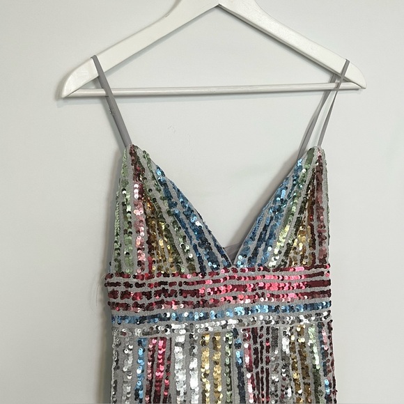 SAYLOR Jojo Sequin Jumpsuit XS V-Neck - Picture 6 of 14
